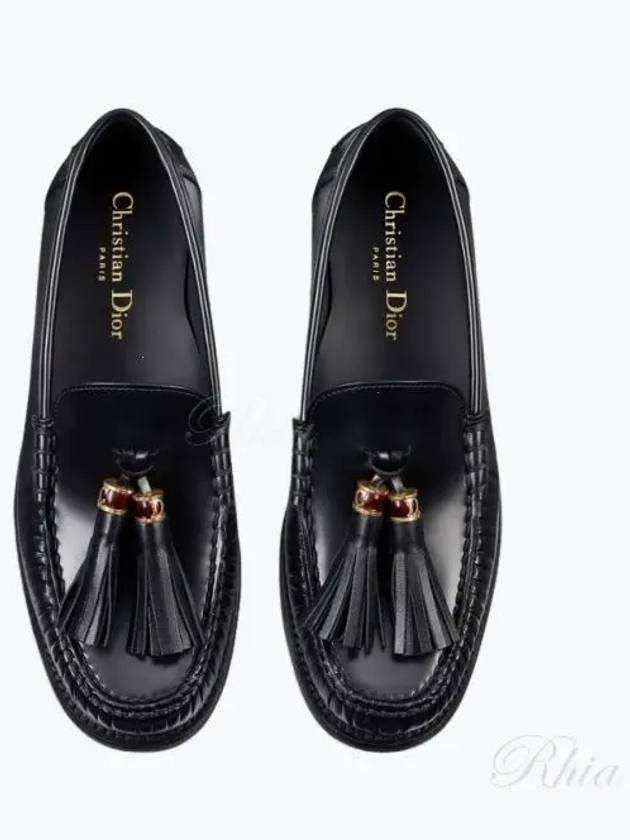 D Academy Brushed Calfskin Loafers Black - DIOR - BALAAN 2