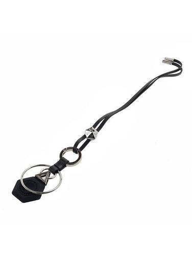 Men's Solid Key Holder Black - SOLID HOMME - BALAAN 1