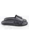 LV Monogram Eclipse Slippers Black 9 280 - LOUIS VUITTON - BALAAN 5