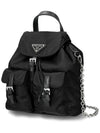 Re-Nylon Mini Backpack Black - PRADA - BALAAN 2