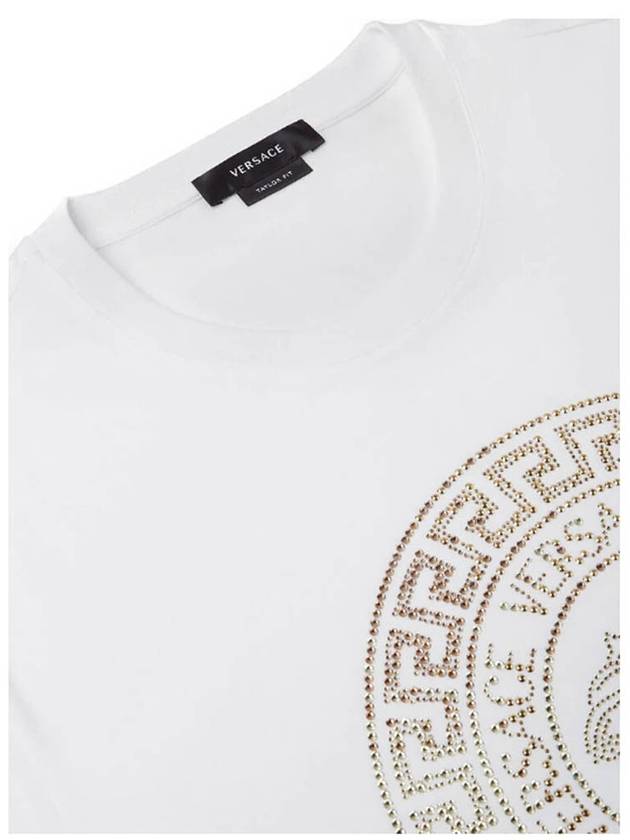 Men's Medusa Logo Short Sleeve T-Shirt White - VERSACE - BALAAN 7