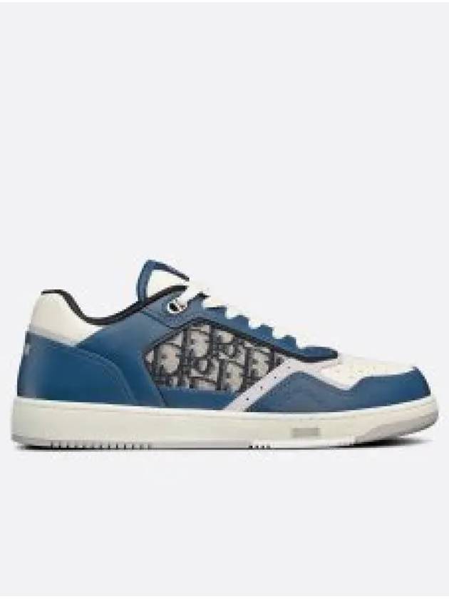 B27 Smooth Calfskin Low Top Sneakers Blue - DIOR - BALAAN 2