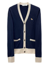 Baby Fox Bicolor Classic Cardigan Navy - MAISON KITSUNE - BALAAN 2