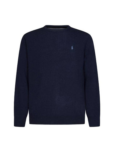 Logo Basic Pullover Knit Top Navy - POLO RALPH LAUREN - BALAAN 1