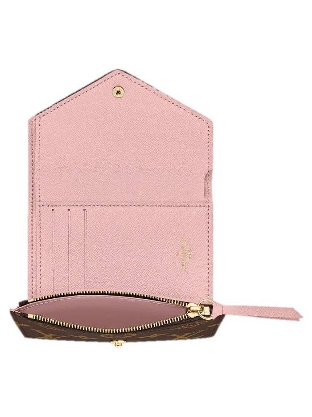 Victorine Monogram Half Wallet Rose Ballerine - LOUIS VUITTON - BALAAN 4