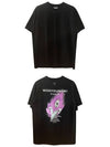 Feather Back Logo T-Shirt Black - WOOYOUNGMI - BALAAN 5