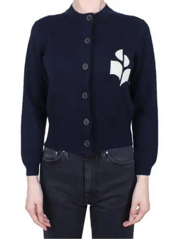 Women s Newton Cardigan Navy CA0040FA A1X05E 30MI 270059 1119142 - ISABEL MARANT - BALAAN 1