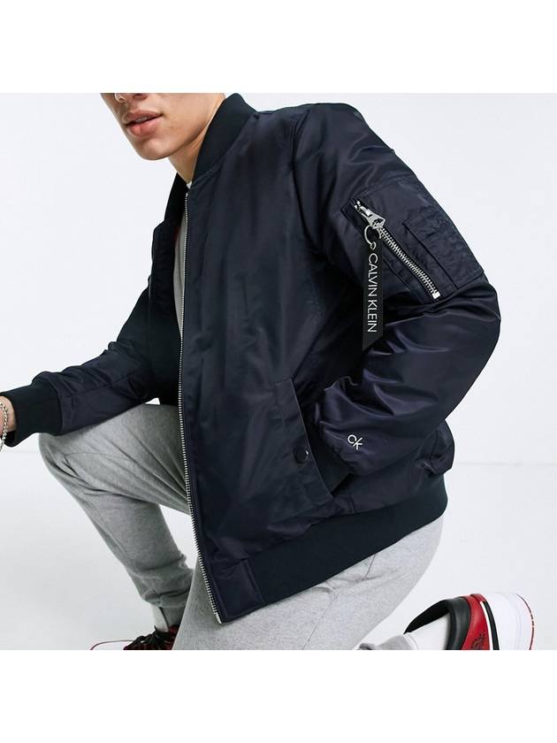 Aviation Flight Bomber Jumper Jacket - CALVIN KLEIN - BALAAN 1