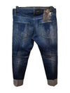 Men's Dark Patch Washed Sailor Jeans - DSQUARED2 - BALAAN.