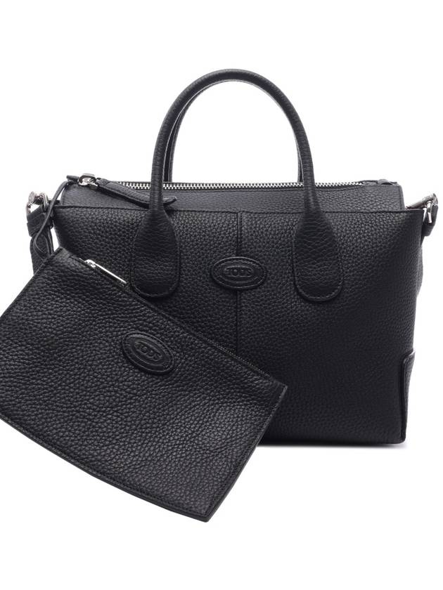 Di Leather Tote Bag Black - TOD'S - BALAAN 3