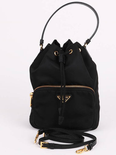 Re Nylon Black Duet Cross Bag 1BH038 - PRADA - BALAAN 1