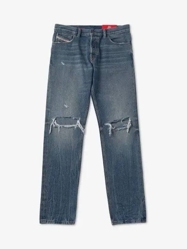 1995 Distressed Straight Jeans Medium Blue - DIESEL - BALAAN 2