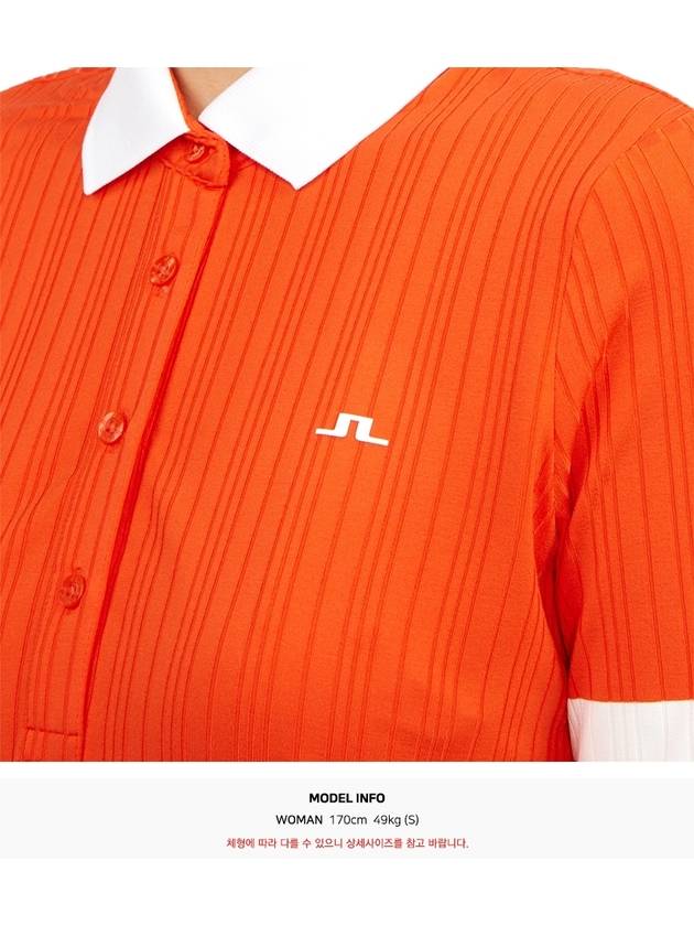 Genuine Women s Moira Polo Tangerine Tango GWJT08997 G016 - J.LINDEBERG - BALAAN 7