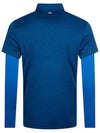 Men's Leon Regular Fit Long Sleeve Polo Shirt Blue - J.LINDEBERG - BALAAN 5