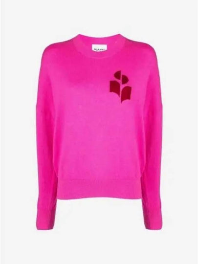 Marisans Logo Knit Top Pink - ISABEL MARANT - BALAAN 2