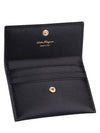 Vara Bow Card Walletr Black - SALVATORE FERRAGAMO - BALAAN 3