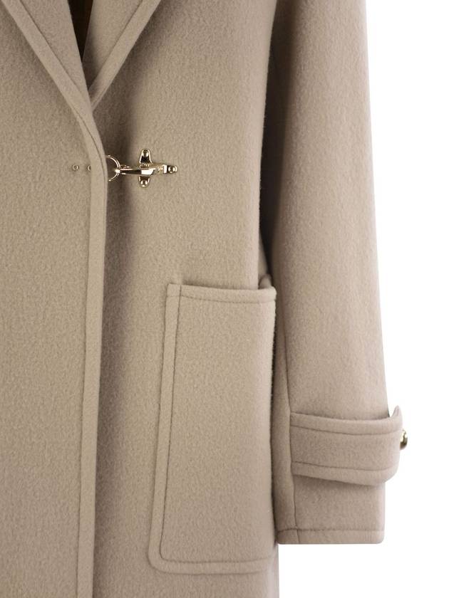 Wool and Cashmere Coat - FAY - BALAAN 4