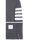 4 Bar Loopback Jersey Sweatshirt Dark Grey - THOM BROWNE - BALAAN 6