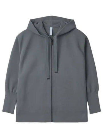 Milan rib hood dark gray zip up - CFCL - BALAAN 1