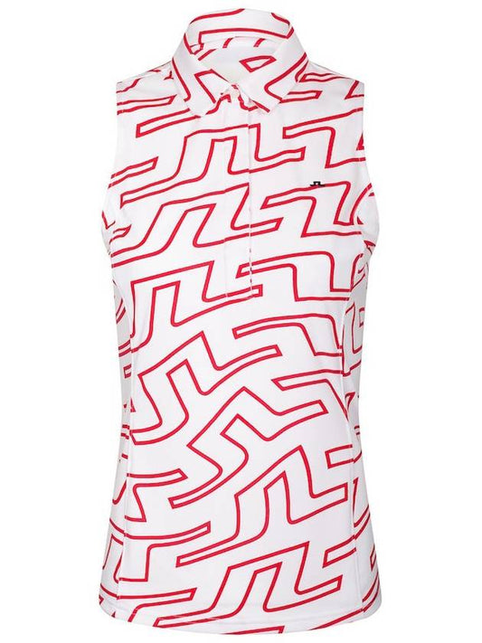 Dena Print Sleeveless Golf Top GWJT06821 - J.LINDEBERG - BALAAN 2