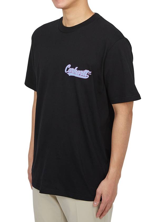 Spill Short Sleeve T-Shirt Black - CARHARTT WIP - BALAAN 4