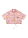 Resort Button Up Shirt PINK WOMAN M3122PTS12PNK - MALBON GOLF - BALAAN 1