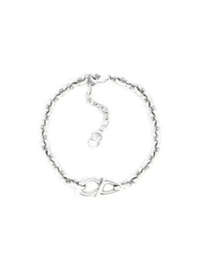 CD30 Chain Link Bracelet Silver - DIOR - BALAAN 2