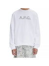 Liberty Dragon Embroidered Logo Sweatshirt White - A.P.C. - BALAAN 4