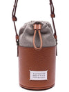 5AC Micro Bucket Bag Brown - MAISON MARGIELA - BALAAN 3