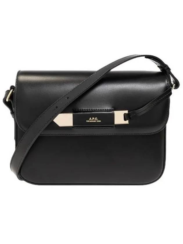 Women's Charlotte Leather Cross Bag Black - A.P.C. - BALAAN 2