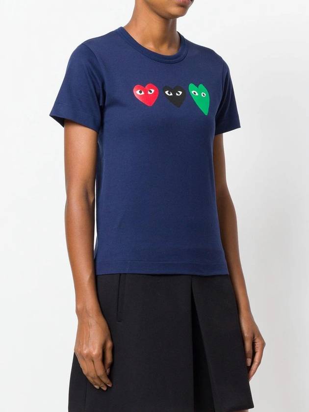 PLAY Heart Logo T-Shirt - COMME DES GARCONS - BALAAN 3