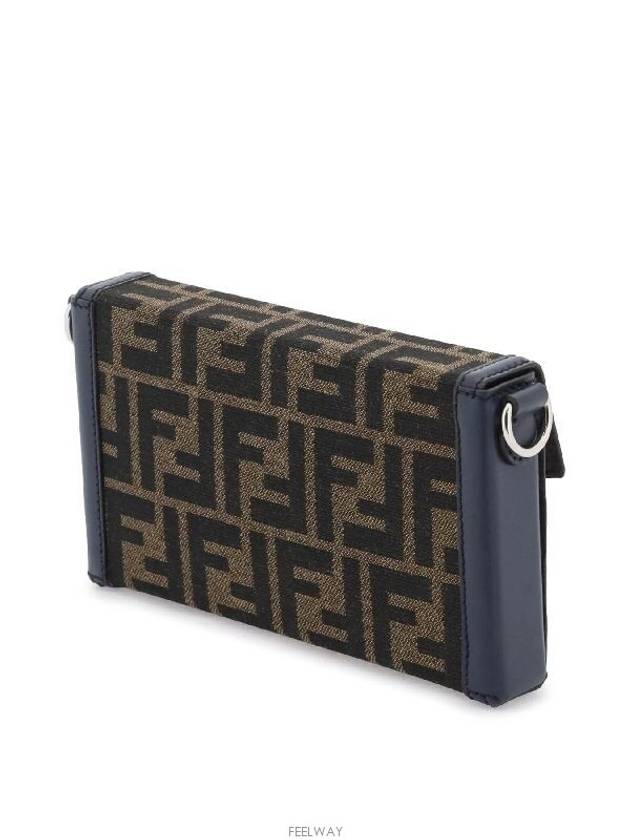 Baguette Soft Trunk Phone Pouch Cross Bag Brown - FENDI - BALAAN 5