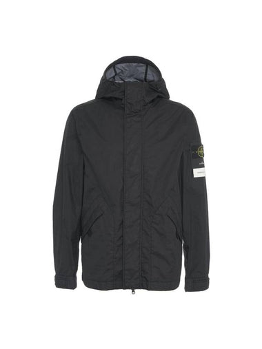 Membrana 3L TC Hooded Jacket Black - STONE ISLAND - BALAAN 1