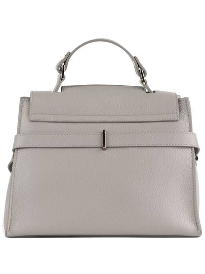 Orciani Sveva Sense Small Leather Bag With Ash Shoulder Strap - ORCIANI - BALAAN 2