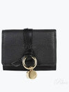 Alphabet Small Half Wallet Black - CHLOE - BALAAN 2