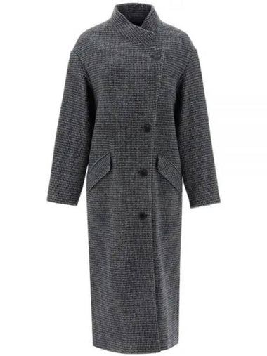 SABINE MA0102FA A3D17E 02GY Sabine wool coat - ISABEL MARANT - BALAAN 1