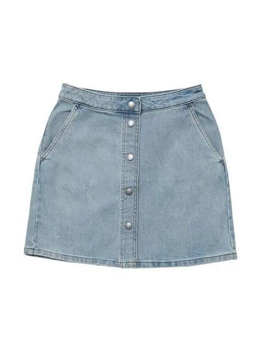 Paula Denim A-line Skirt Wash Indigo - A.P.C. - BALAAN 2