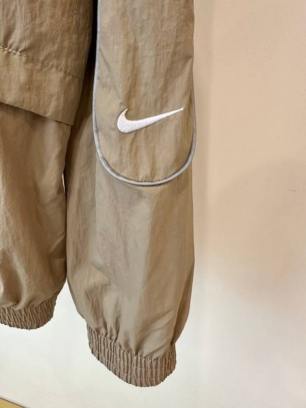 NSW Solo Swoosh Woven Track Jacket Khaki - NIKE - BALAAN 5