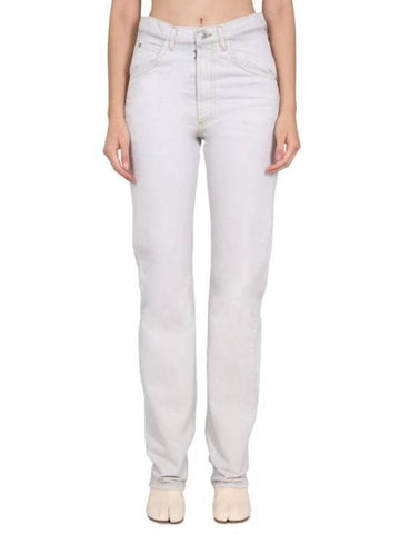 Denim Straight Pants S51LA0163 S30857961 WHITE - MAISON MARGIELA - BALAAN 1