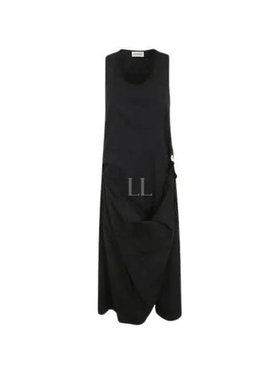 Sleeveless Wrap Midi Dress Midnight Indigo - LEMAIRE - BALAAN 2