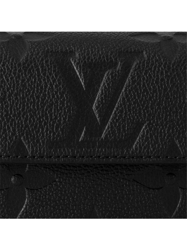 Women's Ivy Monogram Empreinte Chain Shoulder Bag Black - LOUIS VUITTON - BALAAN 7