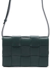 Intrecciato Cassette Cross Bag Green - BOTTEGA VENETA - BALAAN 3