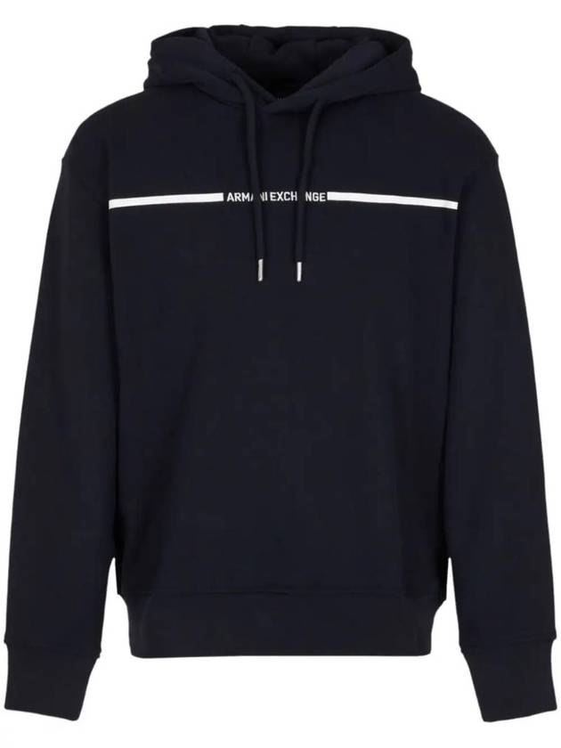 Logo Print Hoodie 3DZMLFZJ4XZ - ARMANI EXCHANGE - BALAAN 1