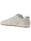 SN White suede leather sneakers for men 5E114E 054 F0009 - MIU MIU - BALAAN 4