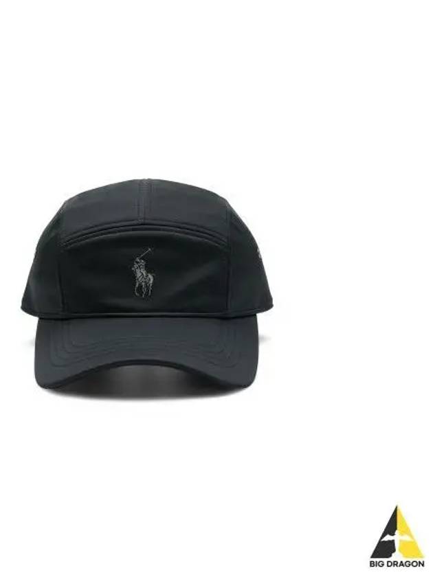 InterLOAKE Lock Five Panel Cap Black - POLO RALPH LAUREN - BALAAN 1