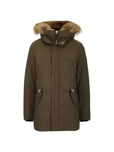 Edward Natural Fur Hooded Down Parka Army - MACKAGE - BALAAN 1