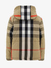 Check Reversible Hooded Padding Beige - BURBERRY - BALAAN 3