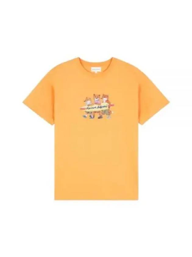 Baby Fox Patch Regular Short Sleeve T-Shirt Blossom - MAISON KITSUNE - BALAAN 2