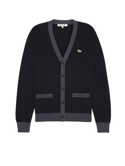 Baby Fox Patch Regular Cardigan Black - MAISON KITSUNE - BALAAN 2