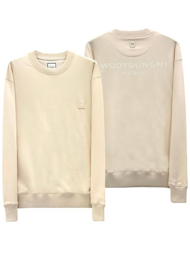 Back Logo Sweatshirt Beige - WOOYOUNGMI - BALAAN 2